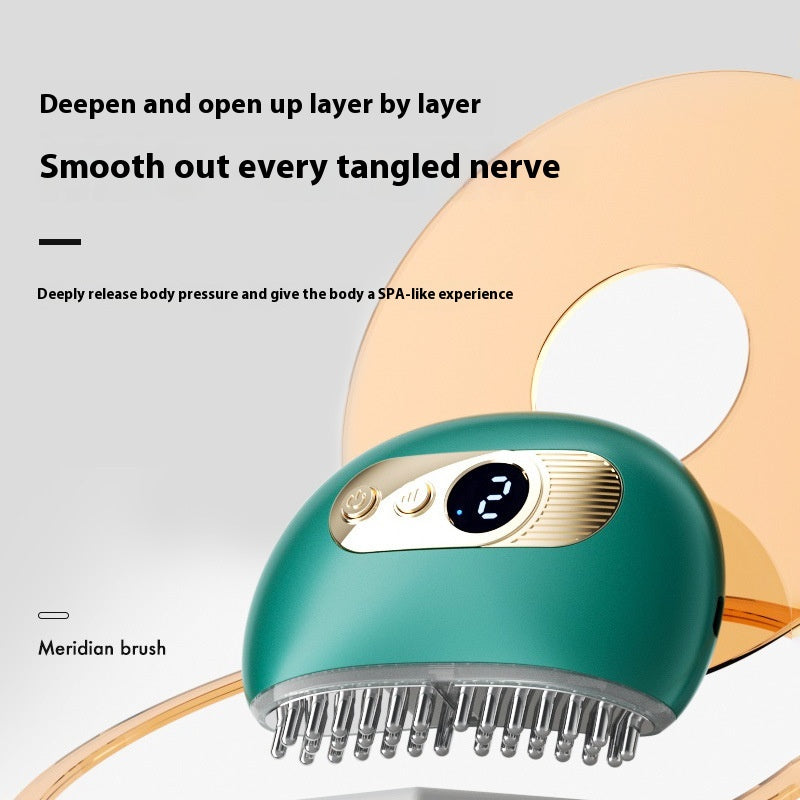 Electric Heat Gua Sha Massager — Neck & Shoulder Relief